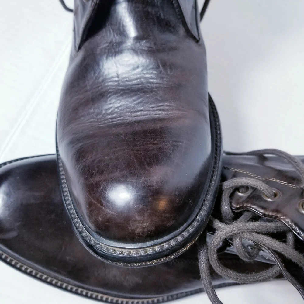J&M 1850 MEN'S ITALY SHEARLING BOOTS SIZE 9.5